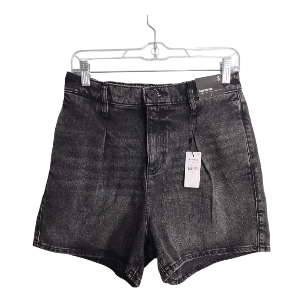 Express Super High Rise Elastic Waist Pull On Vacation Resortwear Beach Shorts S